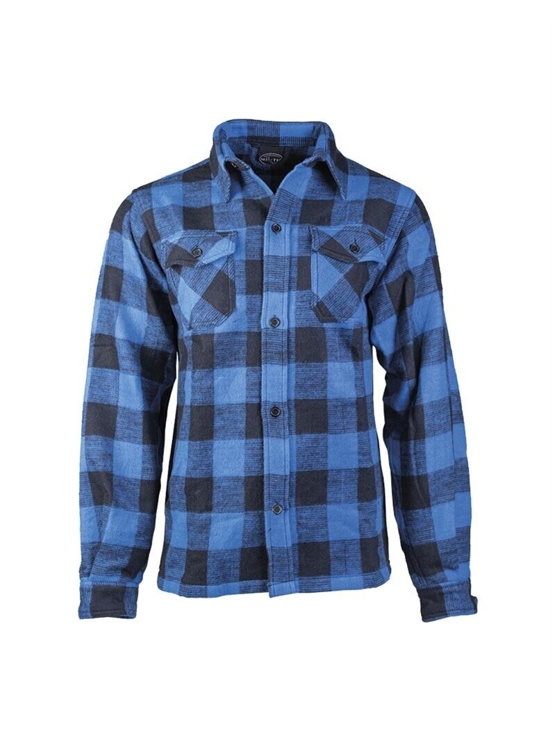 MIL-TEC Flannel Shirt 10940003 mėlyna