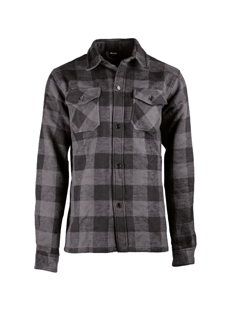 MIL-TEC Flanelė marškiniai 10940008 juoda