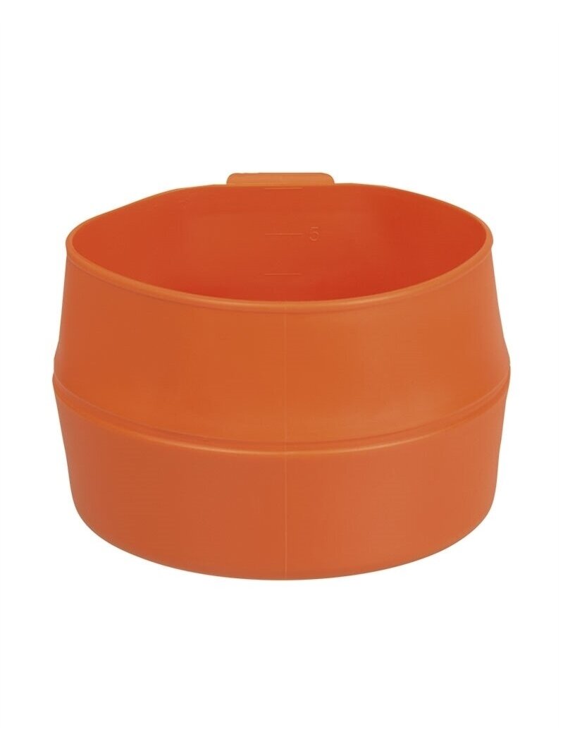 MIL-TEC Fold-a-cup® sulankstomas puodelis 600 ml oranžinis MIL-TEC Fold-a-cup® sulankstomas puodelis 600 ml oranžinis