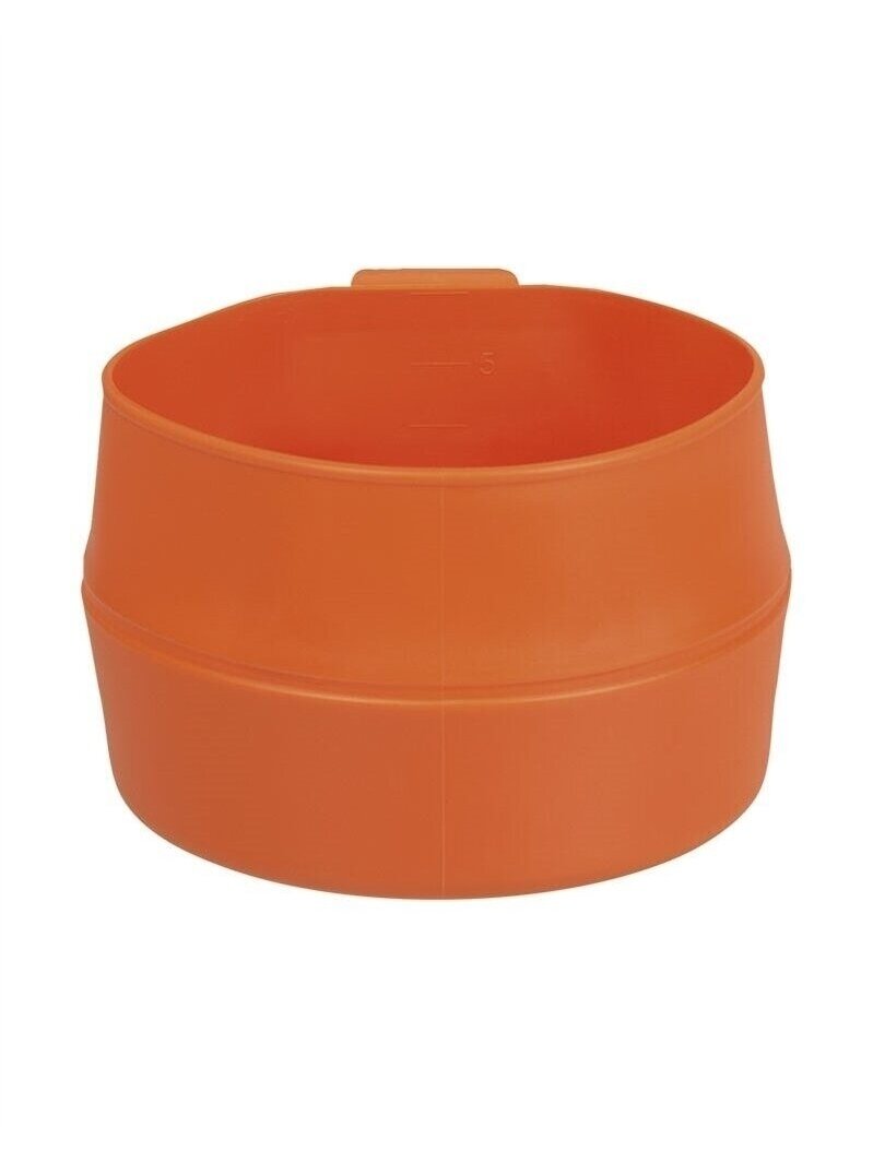MIL-TEC Fold-a-cup® sulankstomas puodelis 600 ml oranžinis MIL-TEC Fold-a-cup® sulankstomas puodelis 600 ml oranžinis