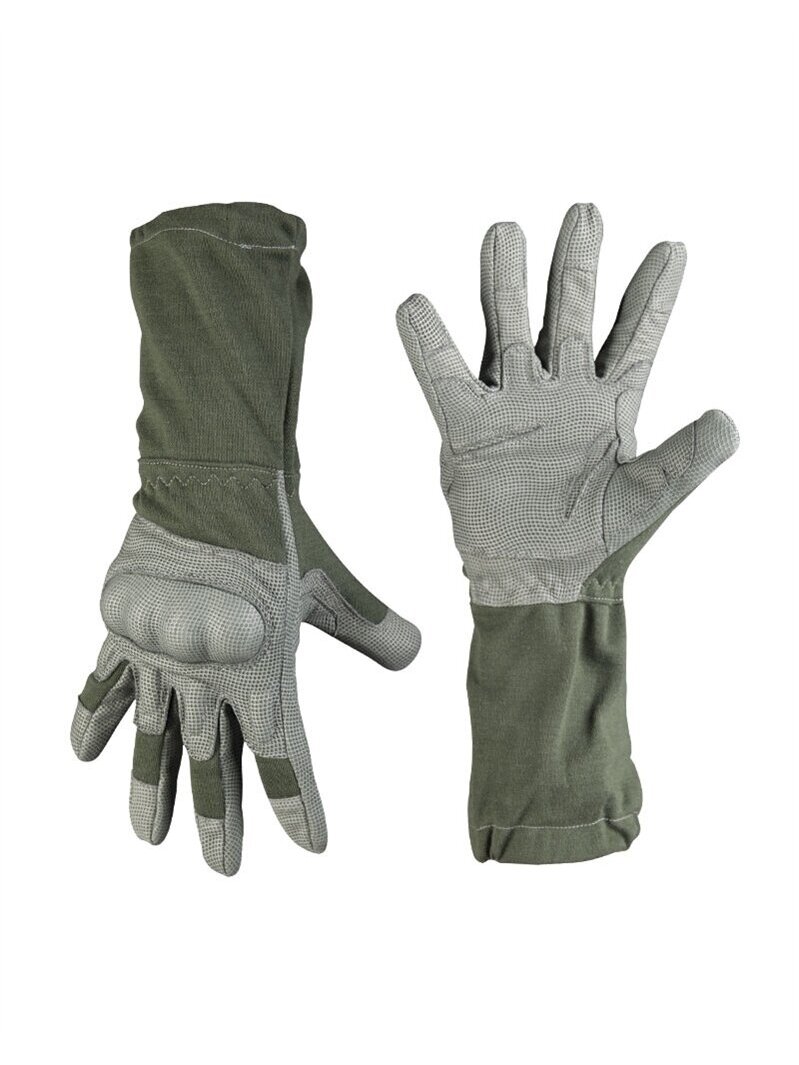 MIL-TEC taktinės pirštinės Foliage Action Gloves W.cuff Flame-reta MIL-TEC taktinės pirštinės Foliage Action Gloves W.cuff Flame-reta