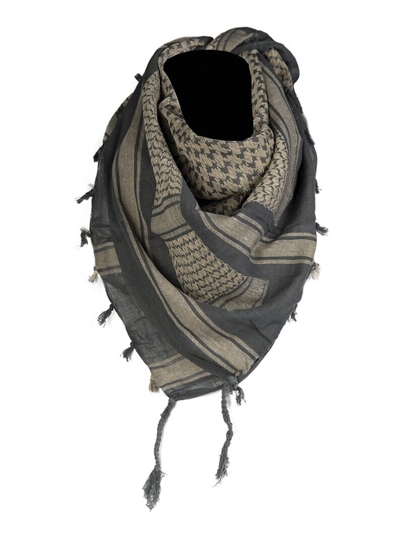 MIL-TEC Foliage Shemagh Scarf karinė šaliko skara žalių tonų