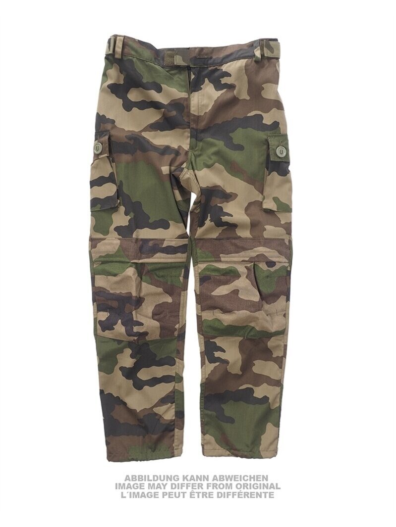MIL-TEC French Combat Pants T4 Used kamufliažinės kelnės MIL-TEC French Combat Pants T4 Used kamufliažinės kelnės