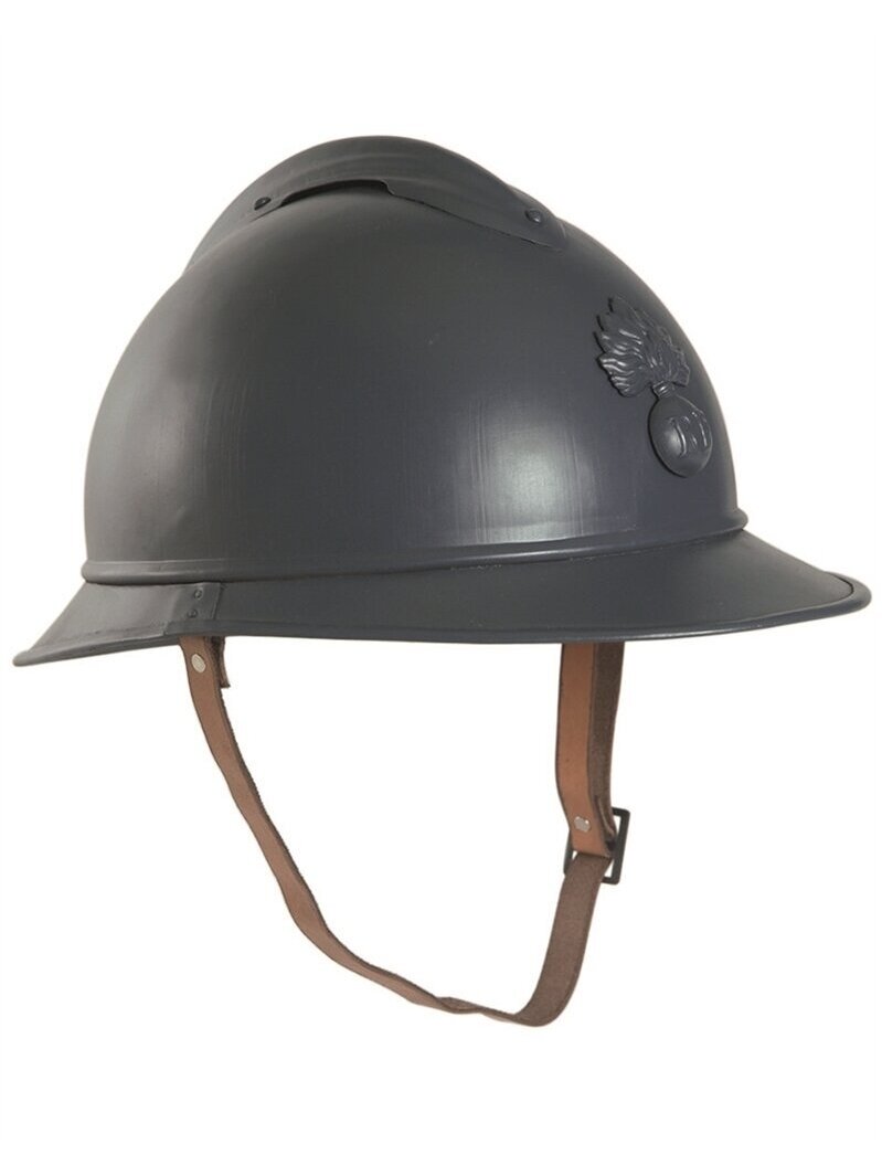 MIL-TEC Prancūzų WWI Adrian šalmas (repro) plieno spalvos MIL-TEC Prancūzų WWI Adrian šalmas (repro) plieno spalvos
