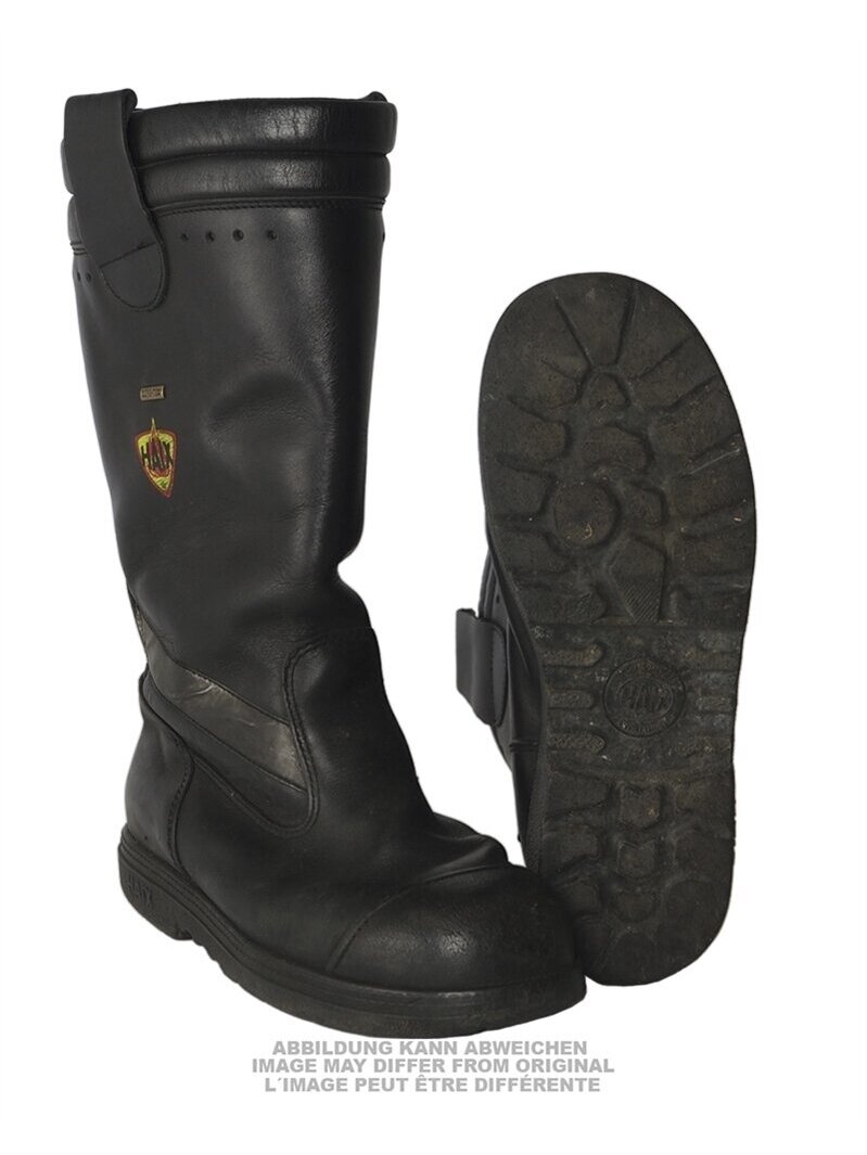 Mil-Tec Naudoti vokiški odiniai Haix®/baltes® Firebr.batai 91286750, juoda Mil-Tec Naudoti vokiški odiniai Haix®/baltes® Firebr.batai 91286750, juoda