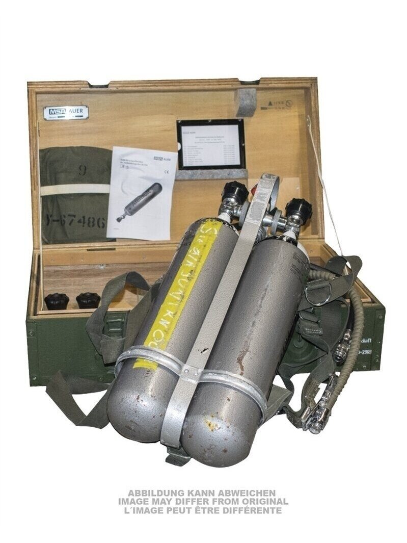 Mil-Tec Vokiškas „auer“ respiratorius be kaukės, kaip „New Deco“. 91886530