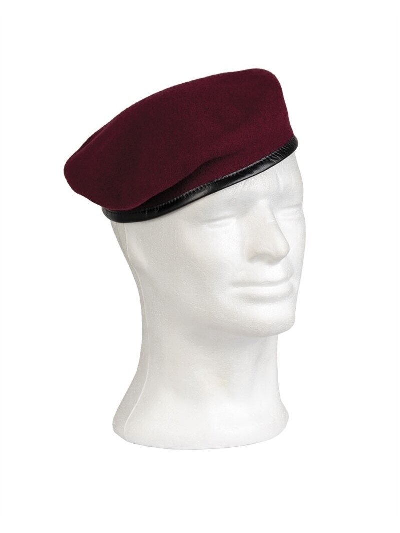 MIL-TEC Vokiška Burgundų Žvaigždės Berete 12401013