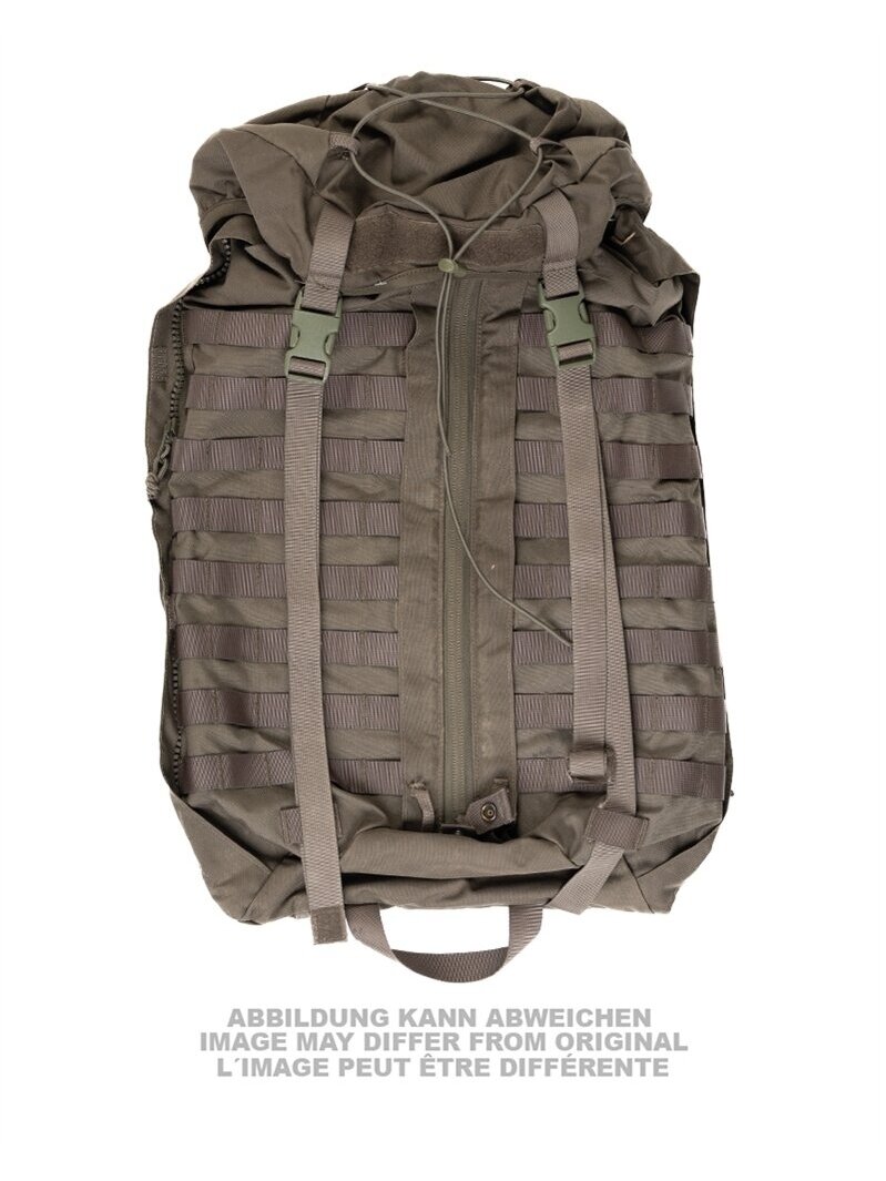 MIL-TEC German Day Pack Einsatzsystem ′snigel′ Used 91404320 alyvžalia MIL-TEC German Day Pack Einsatzsystem ′snigel′ Used 91404320 alyvžalia