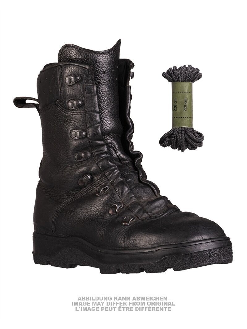 MIL-TEC German Dms Leather Combat Boots New Sole Used 91280150