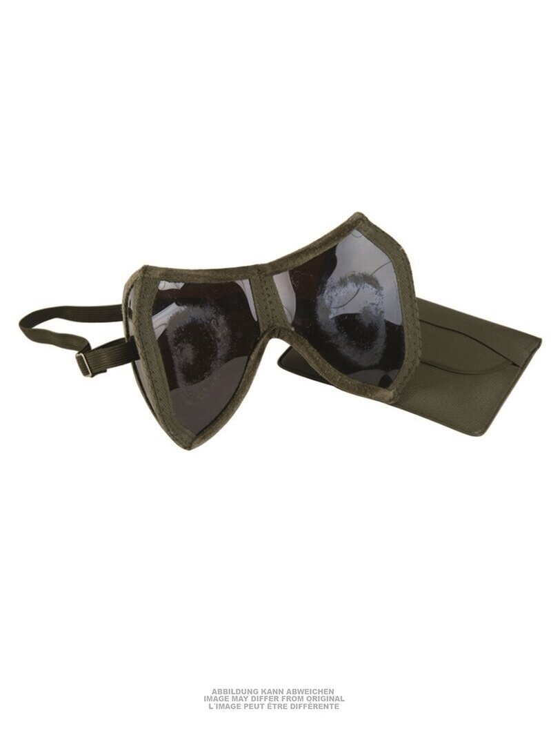MIL-TEC German Foldable Goggles With Case Used 91566410
