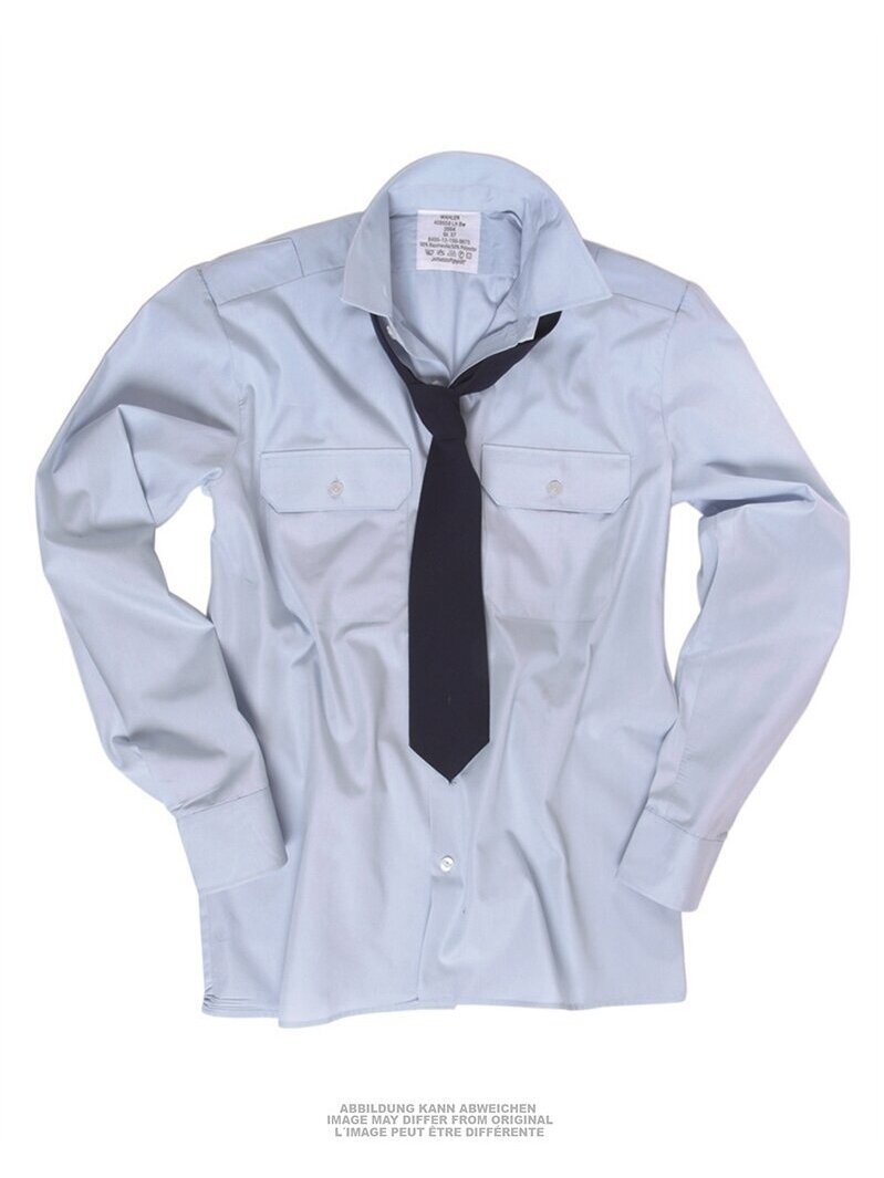 MIL-TEC German Long Sleeve Service Shirt Used mėlyna MIL-TEC German Long Sleeve Service Shirt Used mėlyna