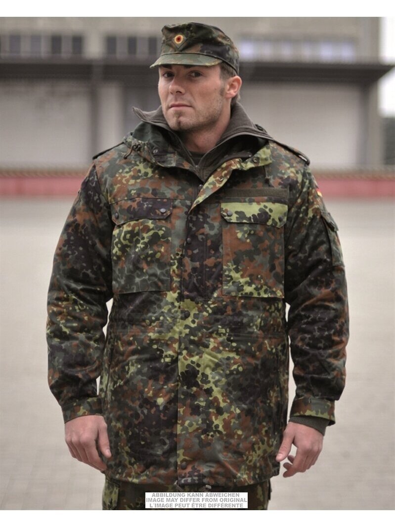 MIL-TEC Vokiška Parka su pamušalu Flectar