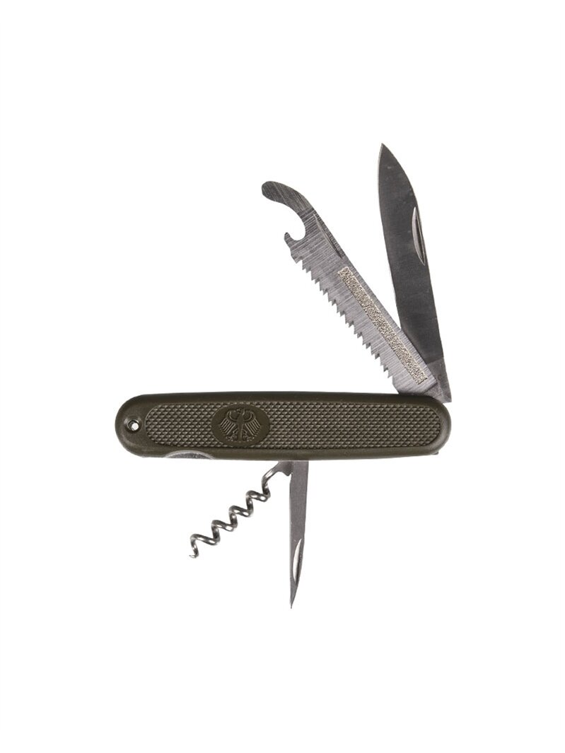 MIL-TEC peilis German Pocket Knife Old Style 15337000 alyvžalia MIL-TEC peilis German Pocket Knife Old Style 15337000 alyvžalia