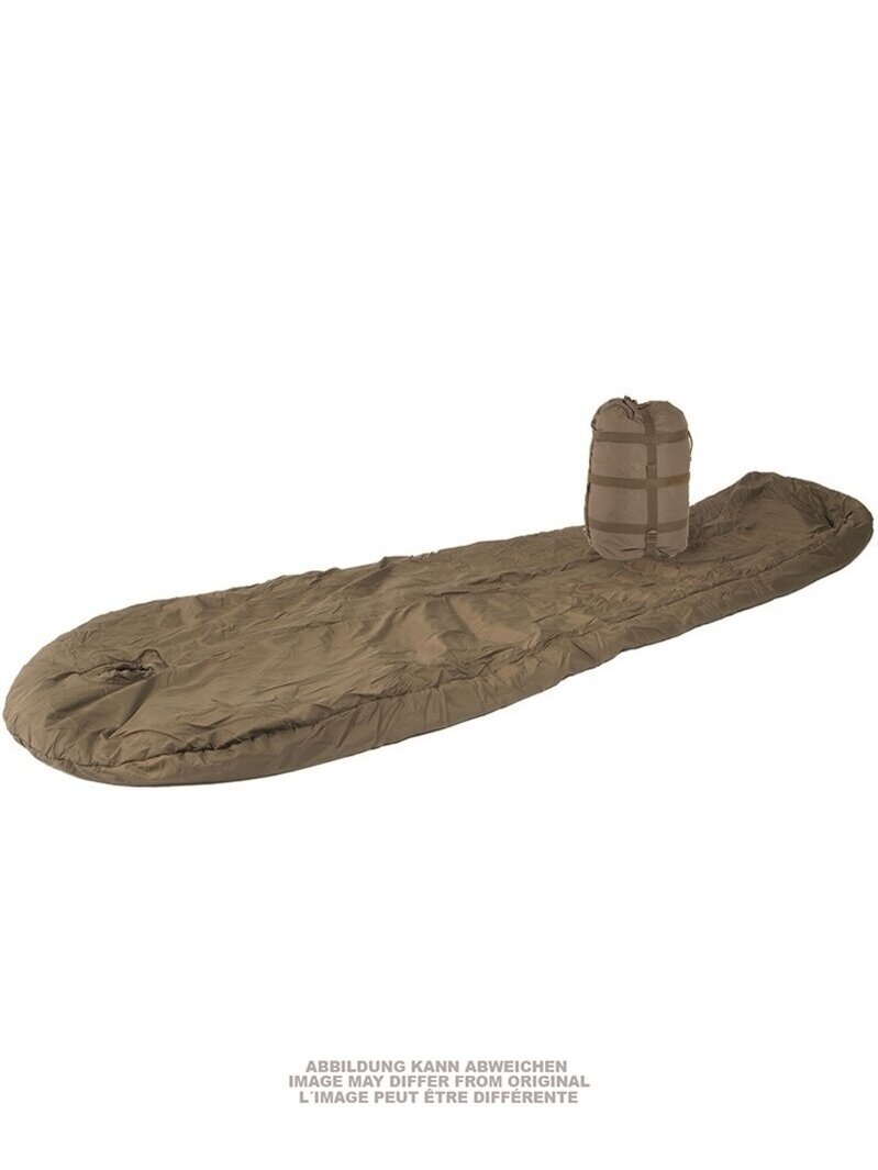 MIL-TEC German Sleeping Bag With Cover Bag Used 91410500