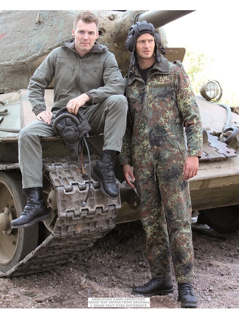 MIL-TEC German Tanker Coverall kombinezonas be pamušalo smėlinė