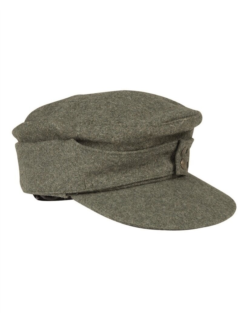 MIL-TEC Lauko kepurė M43 (WWII vokiška reprodukcija) pilka MIL-TEC Lauko kepurė M43 (WWII vokiška reprodukcija) pilka