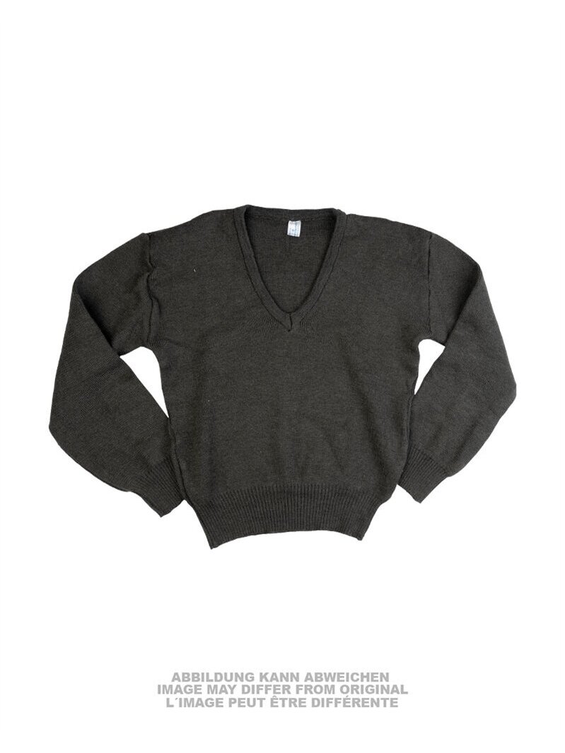 MIL-TEC Greek V-neck Sweater Used 91083580 alyvžalia MIL-TEC Greek V-neck Sweater Used 91083580 alyvžalia