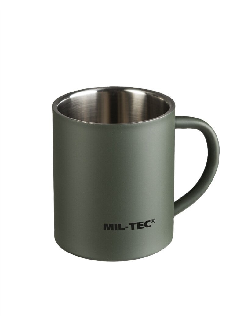MIL-TEC Izoliuota puodelis 300 ml juoda