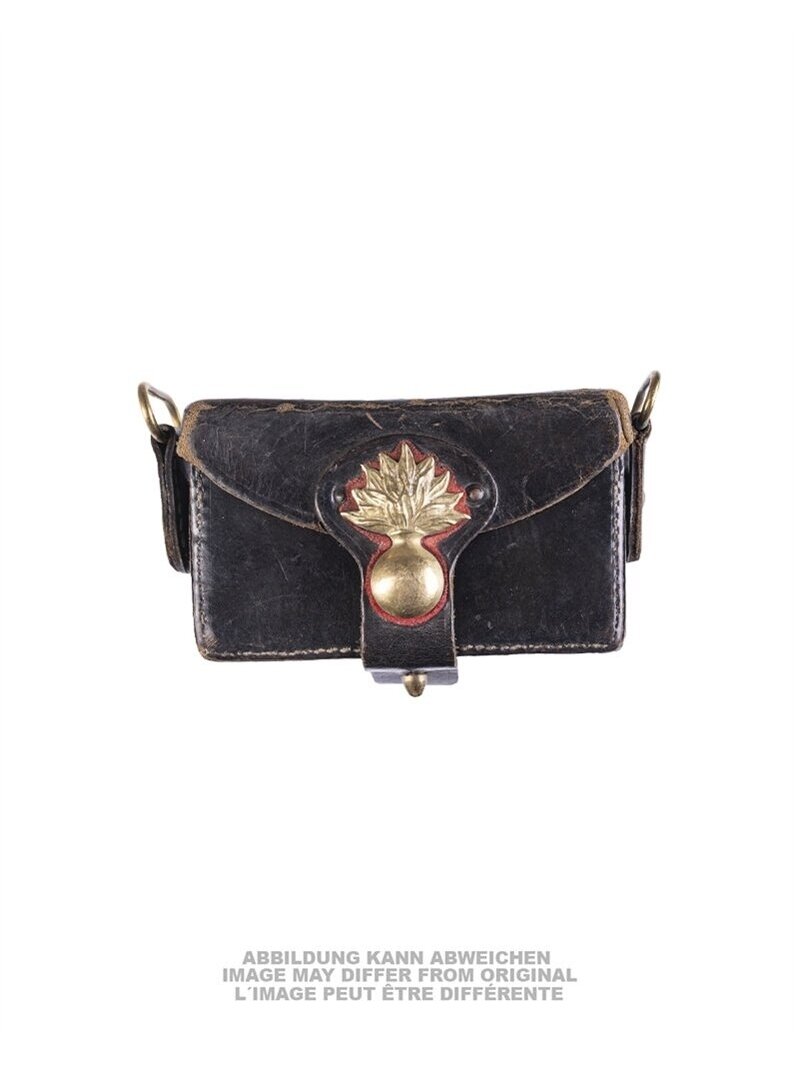 MIL-TEC Ital. Leath.cartridge Pouch Carabinieri Used 91362400 juoda