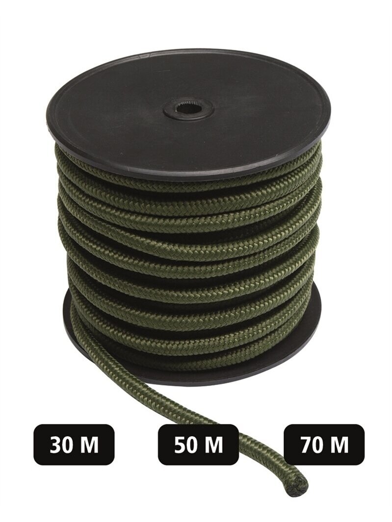 MIL-TEC Komando Virvė 5mm (70m) alyvžalia MIL-TEC Komando Virvė 5mm (70m) alyvžalia
