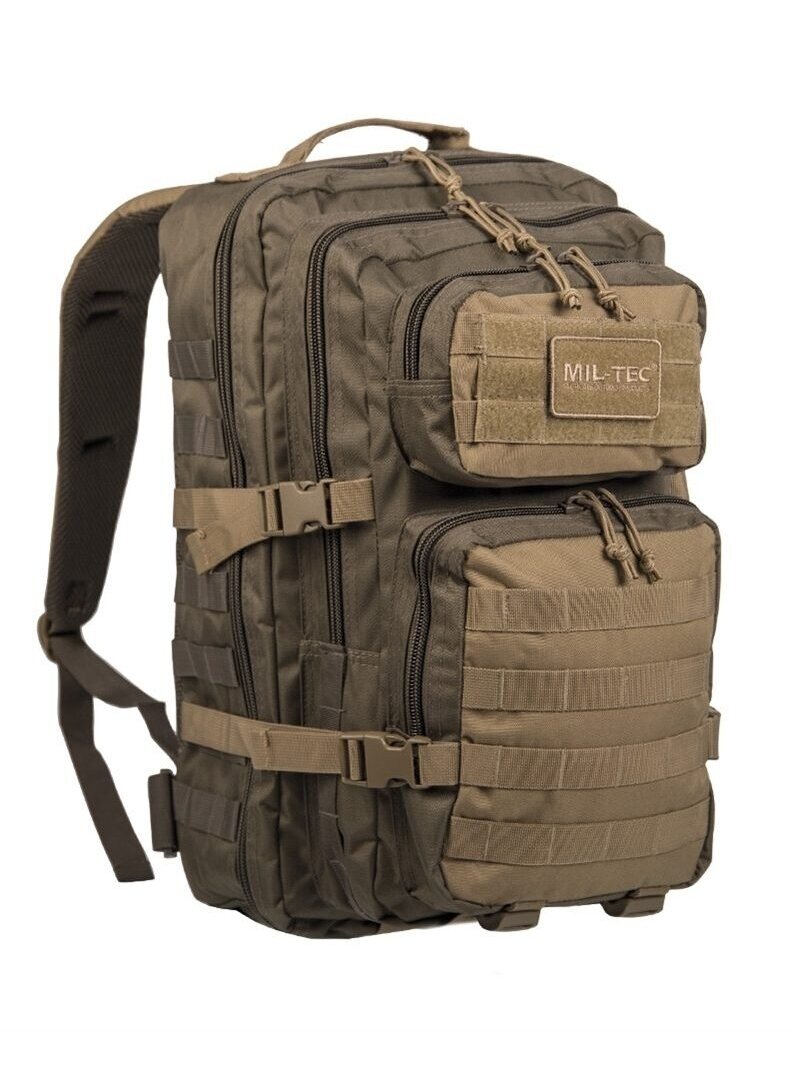 Mil-Tec Assault kuprinė Large 36L, ranger žalia/coyote Mil-Tec Assault kuprinė Large 36L, ranger žalia/coyote
