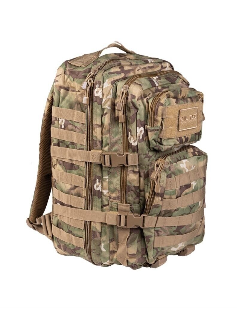 Mil-Tec Assault kuprinė Large 36L, W/L-arid Mil-Tec Assault kuprinė Large 36L, W/L-arid