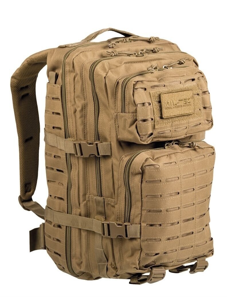 Mil-Tec Laser Cut Assault kuprinė Large 36L, coyote