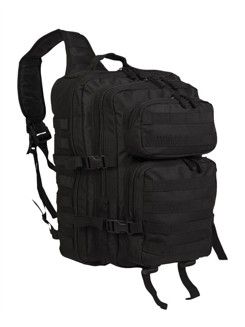 Mil-Tec One Strap Assault kuprinė Large 29L, juoda