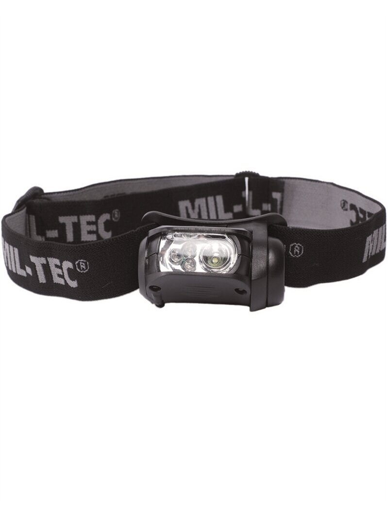 MIL-TEC LED 4 spalvų priekinė lempa 15170102 juoda