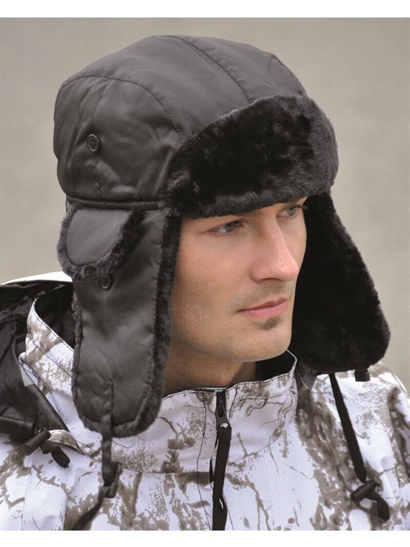 MIL-TEC Ma1® Pilot Fur Hat 12105002 juoda