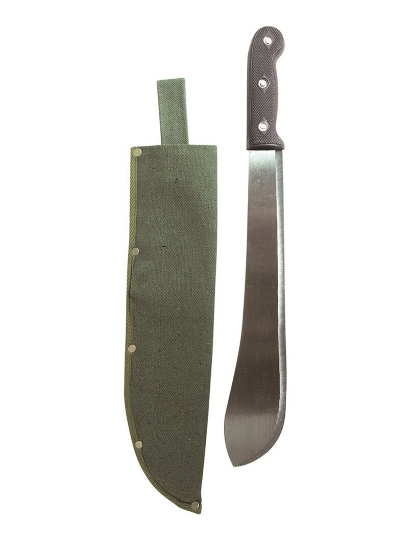 MIL-TEC Mačete Plienas Su Dėklu 15" Bolo juoda