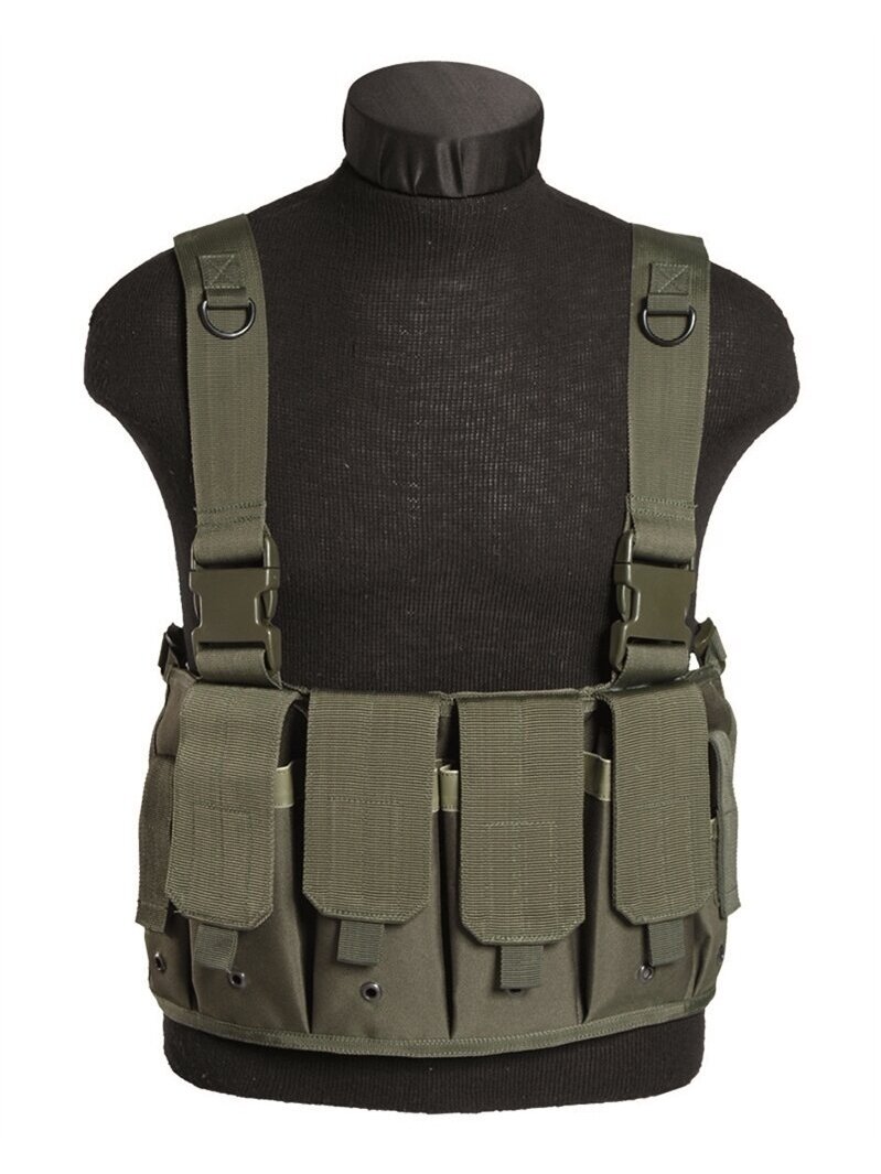 MIL-TEC Mag Carrier Chest Rig 13532001 alyvžalia MIL-TEC Mag Carrier Chest Rig 13532001 alyvžalia