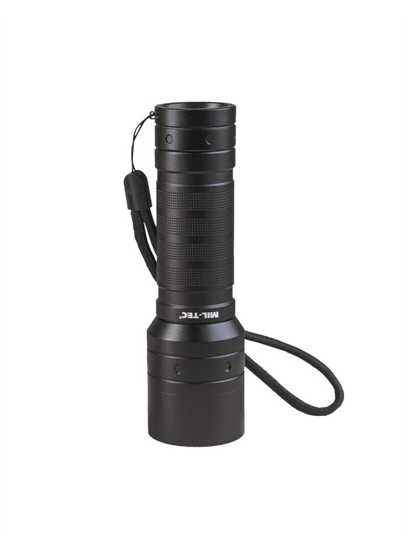 MIL-TEC Mission 520 Flashlight 15153400 juoda MIL-TEC Mission 520 Flashlight 15153400 juoda