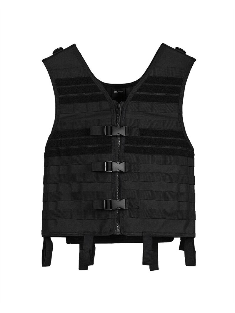 Mil-Tec MOLLE nešiojimo liemenė, II karta 13462202, juoda Mil-Tec MOLLE nešiojimo liemenė, II karta 13462202, juoda