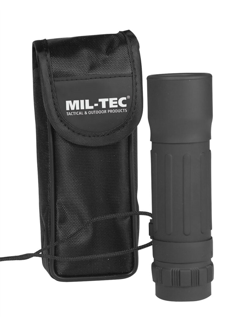 MIL-TEC Monokuliaras 10x25 15705002 juoda MIL-TEC Monokuliaras 10x25 15705002 juoda