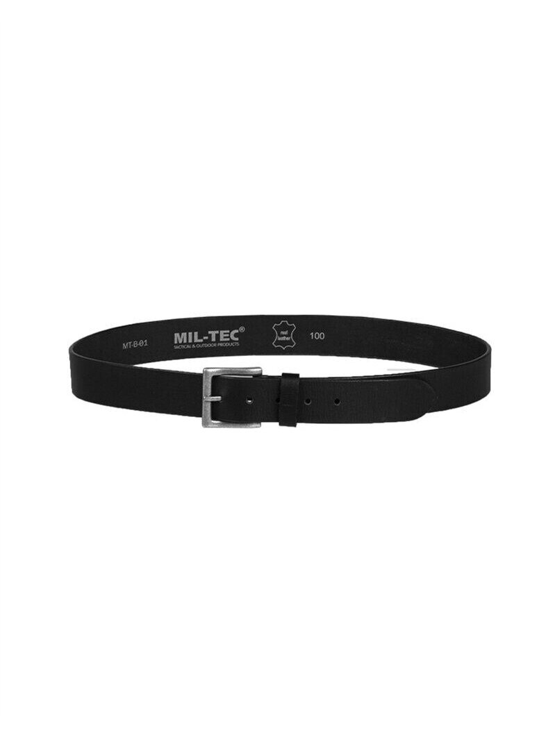 Mil-Tec Mil-tec® Nappa odinis diržas 13169002, juoda 1 Mil-Tec Mil-tec® Nappa odinis diržas 13169002, juoda 1