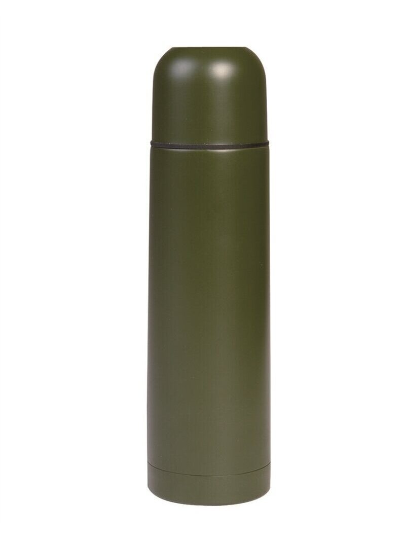 MIL-TEC nerūdijančio plieno termosinis butelis 0,5l alyvžalia
