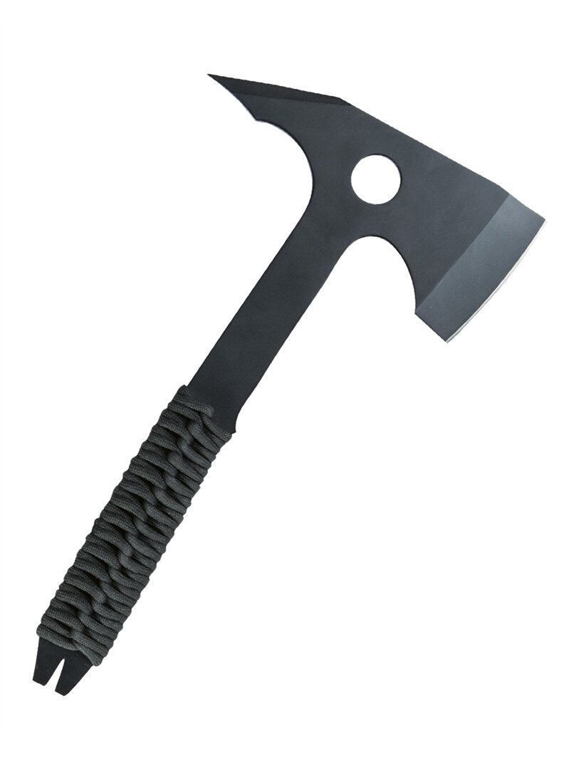 MIL-TEC Paracord Kirvis Su Krepšiu 15508500 juoda