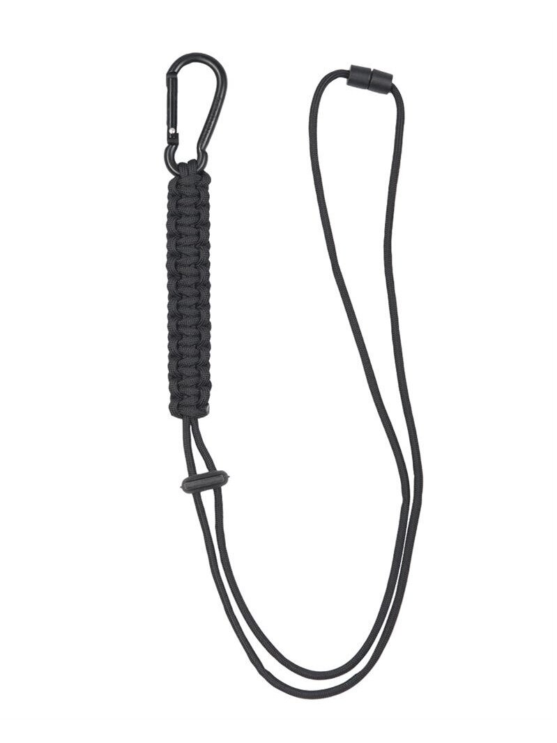 Mil-Tec Paracord raktų pakabukas 15931502, juodas 3 Mil-Tec Paracord raktų pakabukas 15931502, juodas 3