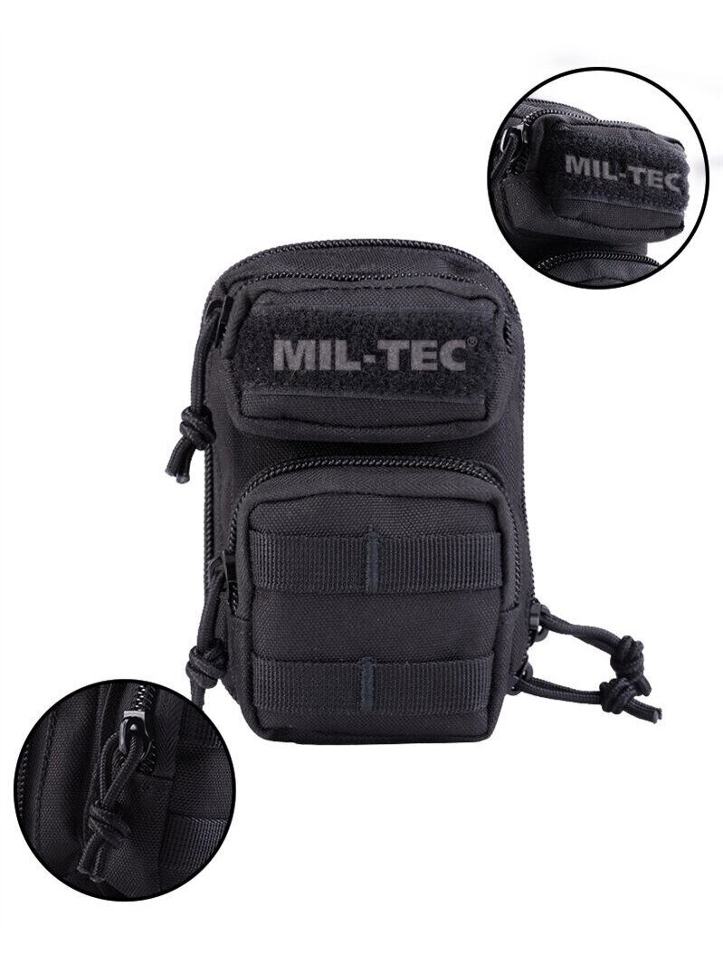Mil-Tec Assault Pack raktinė, juoda Mil-Tec Assault Pack raktinė, juoda