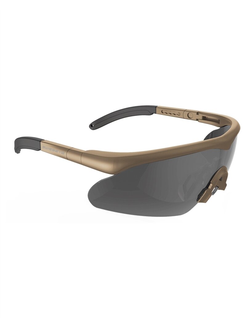 MIL-TEC Taktiniai apsauginiai akiniai Swiss Eye® Raptor Pro smėlinė