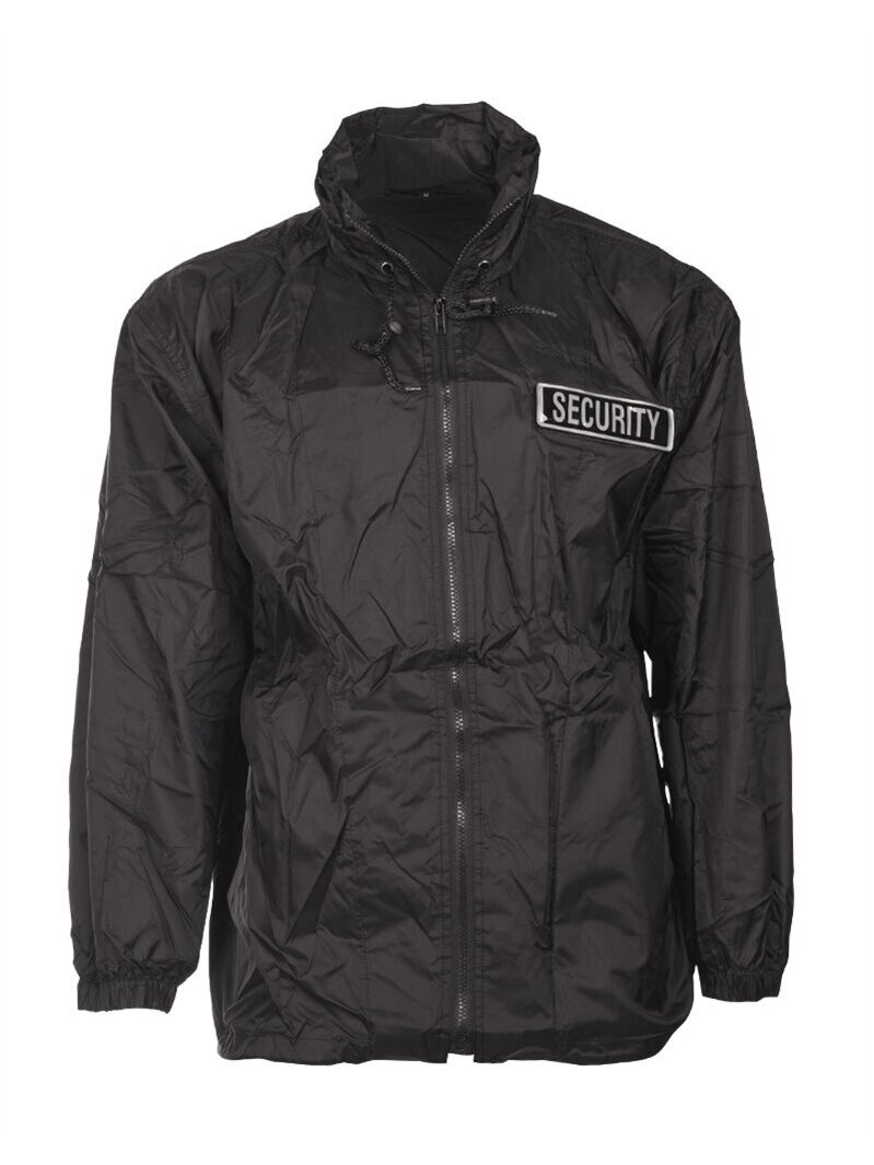 MIL-TEC Security Windbreaker striukė juoda