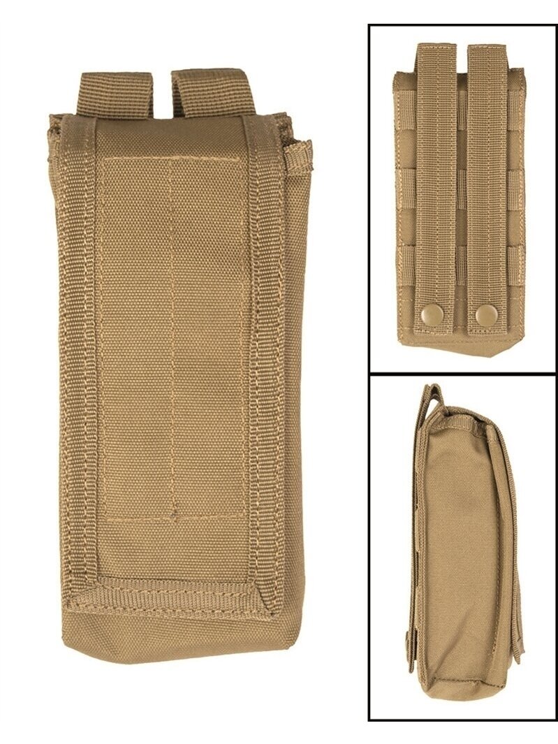 MIL-TEC Single AK 47 Magazine Pouch žinyno dėklas smėlinė MIL-TEC Single AK 47 Magazine Pouch žinyno dėklas smėlinė