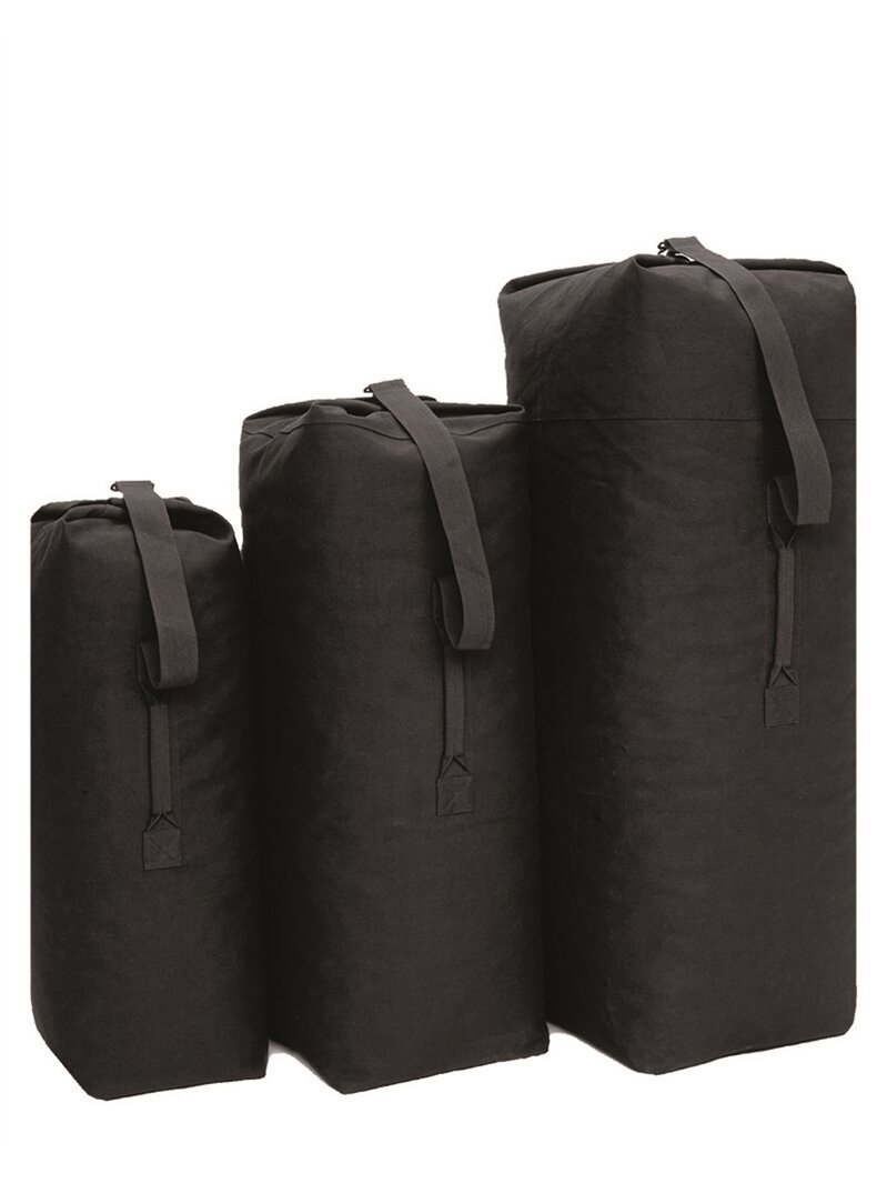 MIL-TEC Small US Cotton Duffle Bag juoda MIL-TEC Small US Cotton Duffle Bag juoda