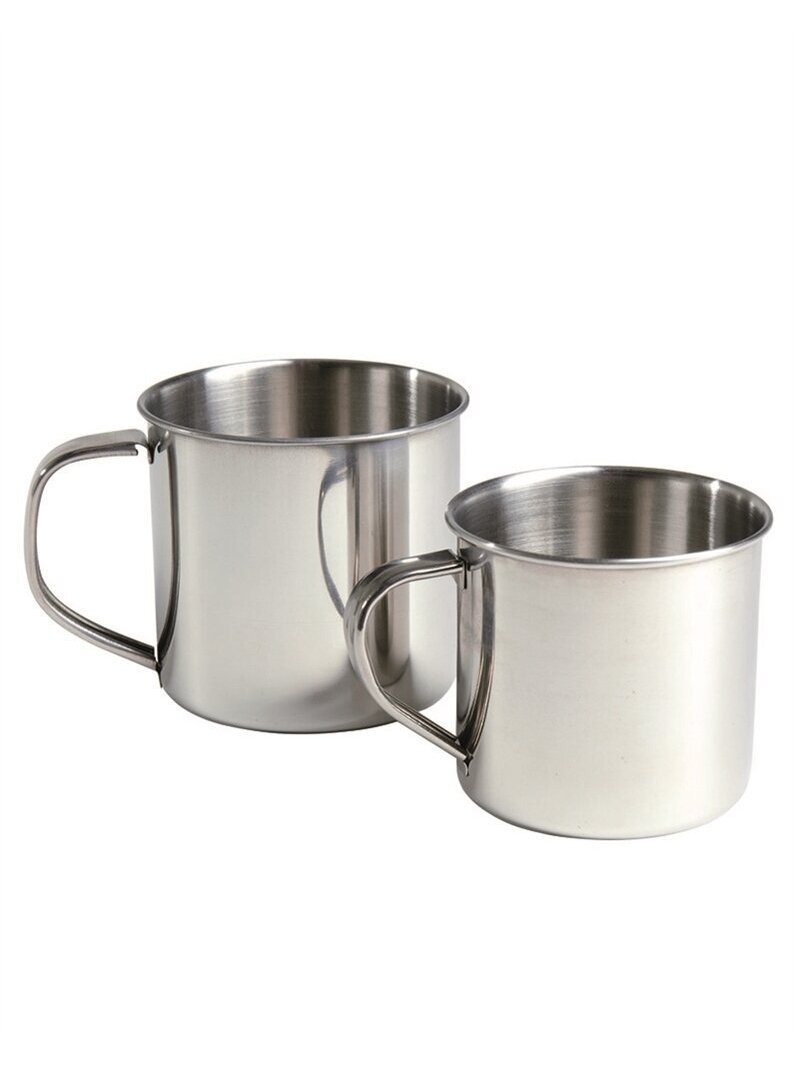 MIL-TEC nerūdijančio plieno puodelis 300ml juodas