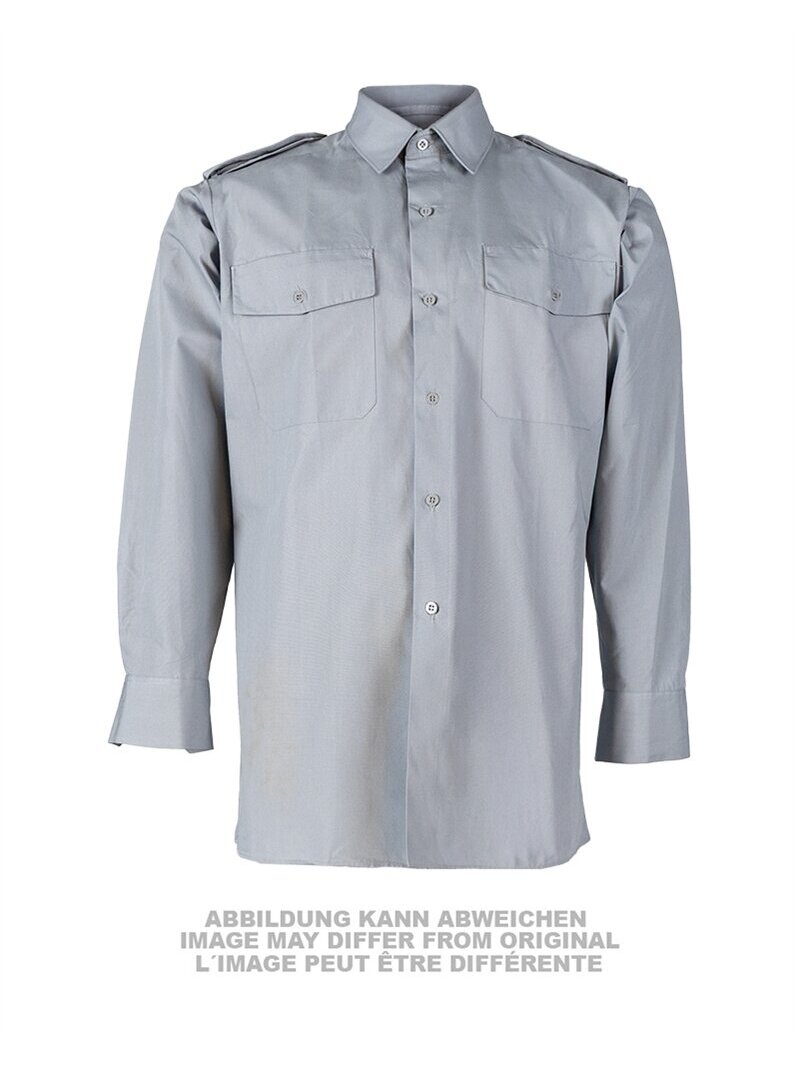 MIL-TEC Swed.bluegrey Long Sleeve Service Shirt Like New 91096380 pilka MIL-TEC Swed.bluegrey Long Sleeve Service Shirt Like New 91096380 pilka