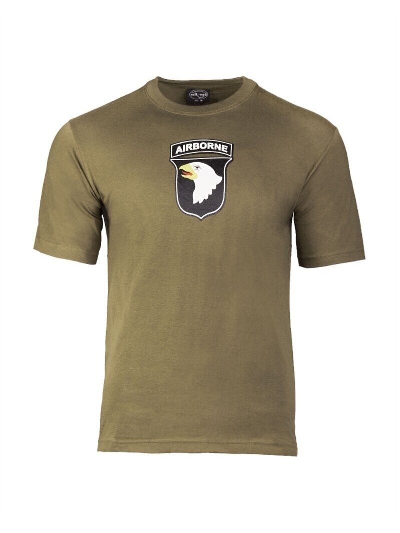 MIL-TEC T-shirt "101st Airborne" alyvžalia MIL-TEC T-shirt "101st Airborne" alyvžalia