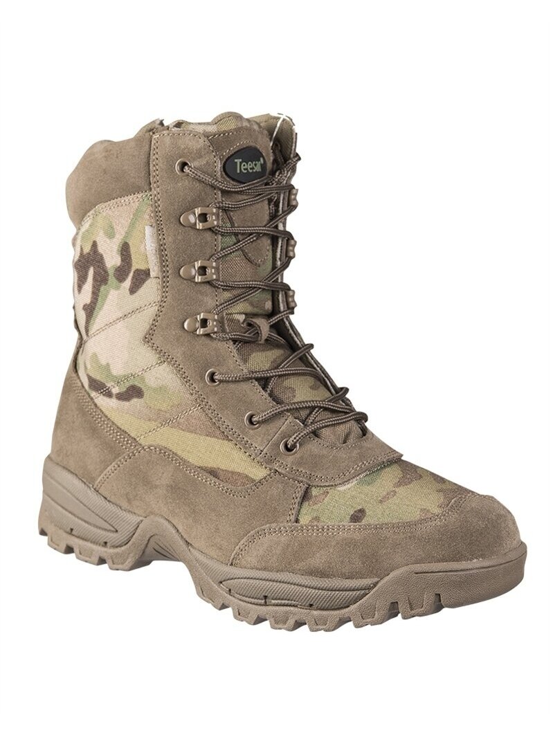 MIL-TEC taktiniai batai su YKK užtrauktuku 12822141 multicam MIL-TEC taktiniai batai su YKK užtrauktuku 12822141 multicam