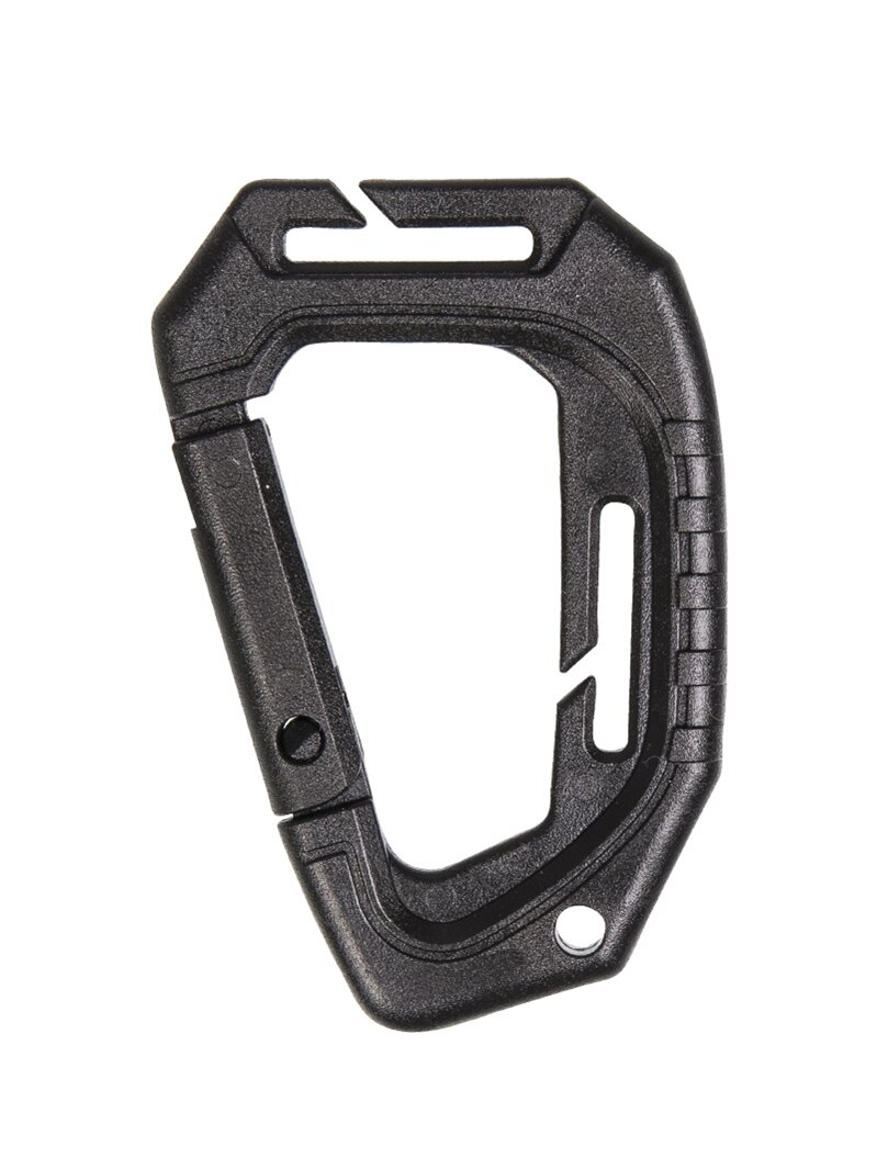 MIL-TEC Tactical Karabiner Molle (2 vnt./blisteris) juoda