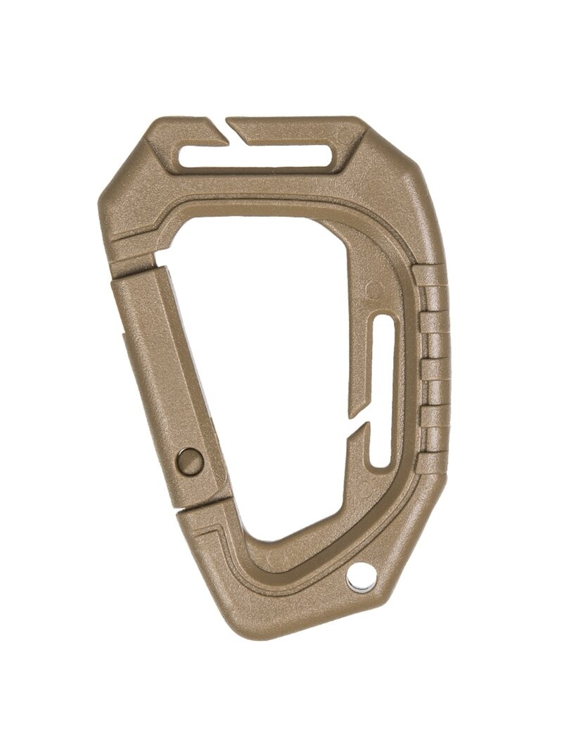 MIL-TEC taktinis karabinas Molle smėlinė (2 vnt./blisteryje) MIL-TEC taktinis karabinas Molle smėlinė (2 vnt./blisteryje)